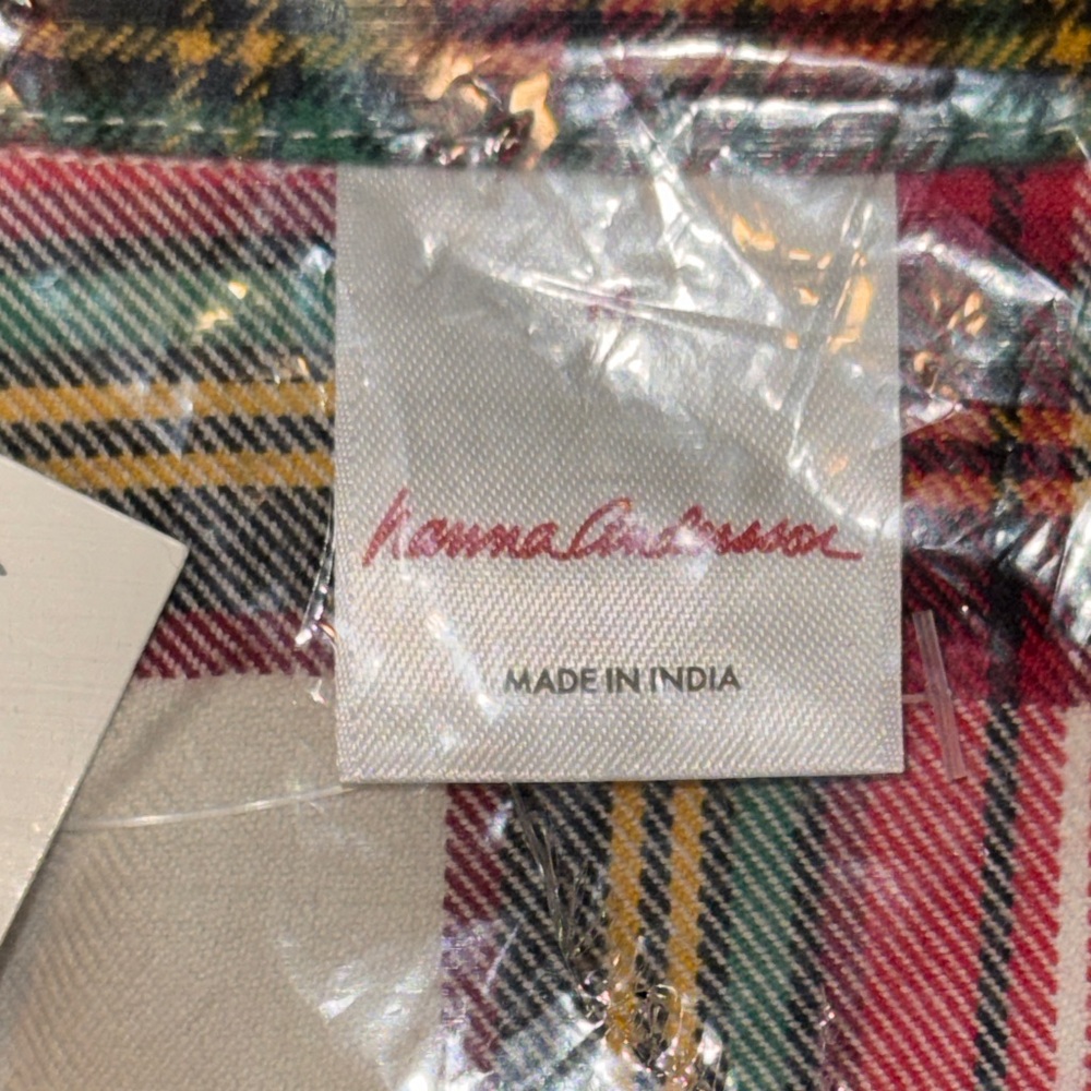 Hanna Andersson Multicolor Plaid Pajama Sleep shirt - Picture 2 of 7